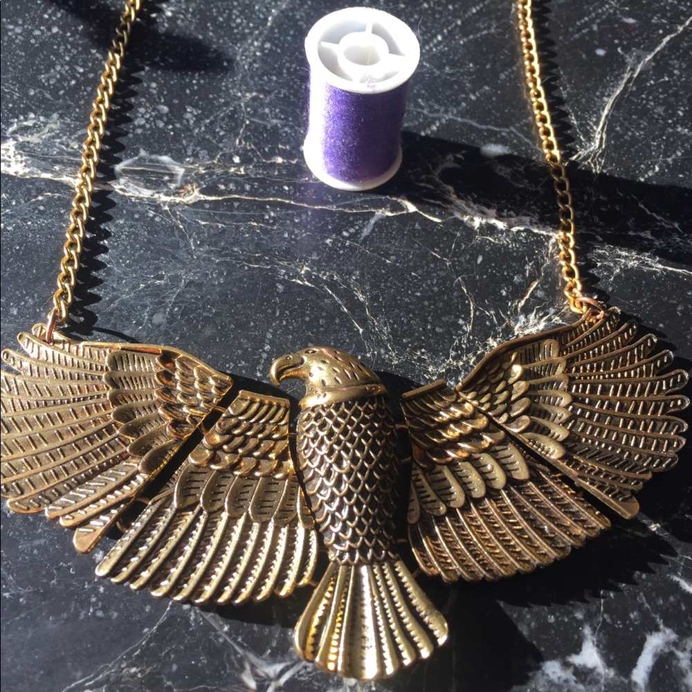 Huge Eagle Pendant Lady GAGaish - Picture 5 of 10